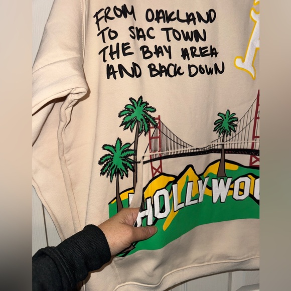 🌴🍎 NWT! Homme+Femme California to NYC Hoodie - Picture 14 of 16